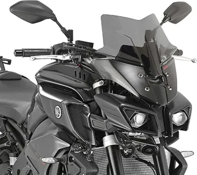 Produktbild von Windschild GiVi getönt 360 x 360mm für Yamaha MT-10 (16-19) ABE