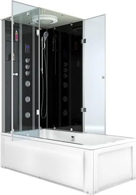 Produktbild von Dusche Wanne Kombination K05-R33-EC Duschkabine 90x180 cm