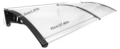 Immagine prodotto di Tende da sole, resistenti ai raggi UV, facili da montare, trasparenti