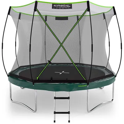 Produktbild von KINETIC SPORTS Trampolin Federlos-Design 'Bungee Safety Elite' Ø 244/305/366 cm - Outdoor Gartentrampolin für Kinder