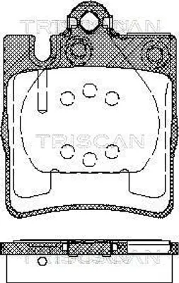 Produktbild von TRISCAN Bremsbeläge Bremsklötze 8110 23019