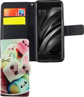 Produktbild von Handyhülle Tasche für Handy Xiaomi Mi 6 Schriftzug Marshmallows