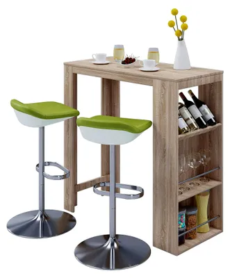 Produktbild von Bartisch | Tresen | Stehtisch | hoher Tisch | H. 110 x B. 110 x T. 50 cm