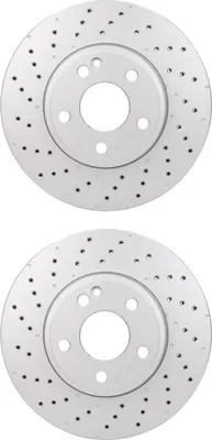 Produktbild von 2 Bremsscheiben innenbelüftet Ø 67 mm 28 mm HELLA für u.a. MB A-KLASSE