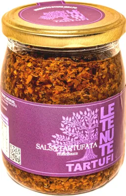Produktbild von Le Tenute Tartufi - Salsa Tartufata mit Schwarzem Sommertrüffel - Italienische Trüffelcreme 500 g