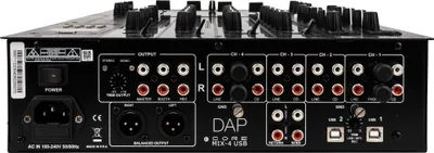 Produktbild von DAP CORE MIX-4 USB Vierkanal-DJ-Mixer mit USB-Schnittstelle