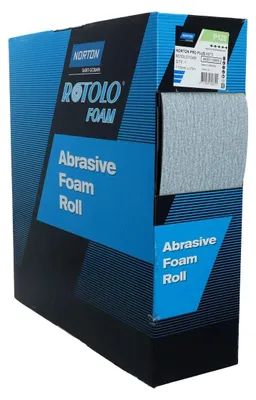 Image de Papier abrasif Norton Pro Plus A975 en rouleau 115 mm x 25 m, grain 120