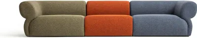Produktbild von Sofa 5 Sitzer Wohnzimmer Polstersofa Modern Stil Sofas Couch Neu
