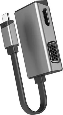 Productafbeelding van Alogic ULCVGHD-SGR Alogic Adapter USB-C -> HDMI / VGA St/BU/BU MagForce