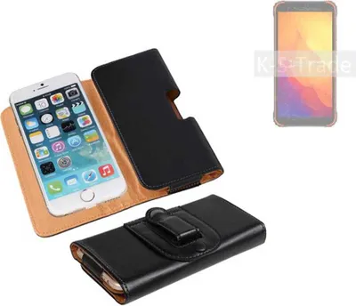 Produktbild von K-S-Trade Schützhülle Handyhülle kompatibel mit Blackview BV4900S Holster Gürtel Tasche Schutzhülle Handy-Tasche Smartphone Case Seitentasche