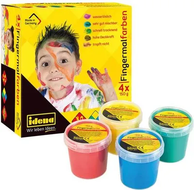 Produktbild von Iden System Idena Fingermalfarben  0 0 STK