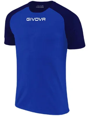 Produktbild von Givova - "Capo" T-Shirt für Herren MR185 (XS) (Blau/Marineblau)