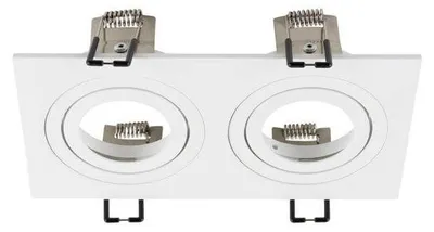 Obrázok produktu pre SLV NEW TRIA 155, zapustený stropný krúžok, D: 17 Š: 9 V: 4 cm, dvojlampa, IP 20, biela 1008008