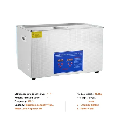Zdjęcie produktu dla Myjka ultradźwiękowa VEVOR, wysoka moc ultradźwięków, opcje dużej pojemności, 30L