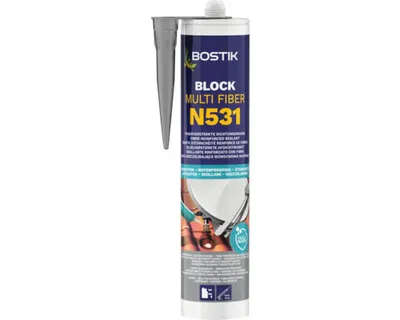 Produktbild von Bostik Block N531 Multi Fiber Faserverstärkte Dichtungsmasse 310ml Kartusche