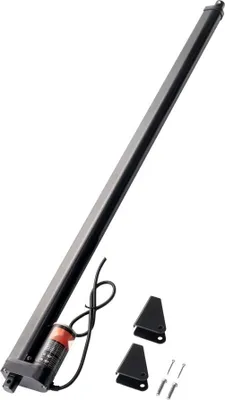 Obrázek produktu pro Lineární pohon 1000N DC 12V - Lineární pohon IP54 - Elektrický lineární motor 500mm - Hladina hluku ≤ 50dB - Elektrický otvírač dveří 14mm/s - Lineární motor nastavitelný pohon