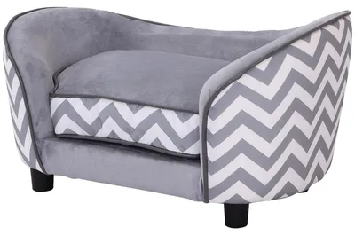Produktbild von PawHut Haustiersofa Hundebett Hundecouch Hundesofa Hundematte Katze mit Kissen