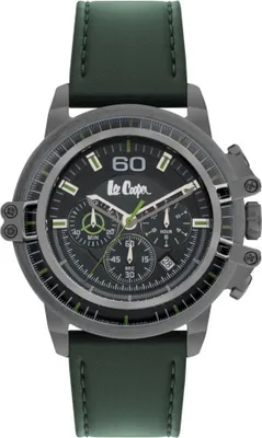 Produktbild von Herrenuhr LEE COOPER LC07860.077 in Grün, perfekt als Geschenk.