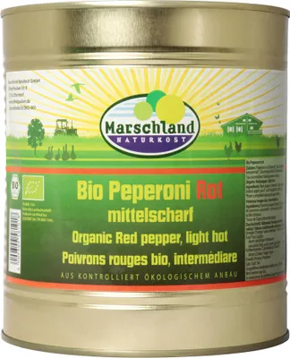 Produktbild von Peperoni rot ganz 2950g 12er Pack
