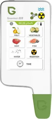 Produktbild von Greentest Eco 6 in1 Licznik Geigera Tester azotanów Owoce Ryby Mięso TDS Twardość wody Miernik promieniowania Miernik promieniowania Dozymetr