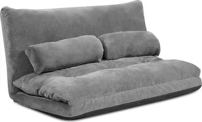 Produktbild von Costway Schlafsofa, Grau, Metall, Kordsamt, Schaumstoff, 180x98x18 cm, 150 kg, waschbar