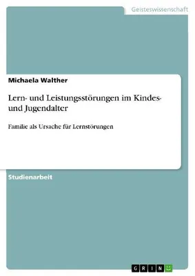 Produktbild von Lern- und Leistungsstörungen im Kindes- und Jugendalter