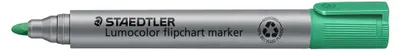 Produktbild von STAEDTLER Lumocolor 356 Flipchart-Marker mit Rundspitze Einzelprodukt grün