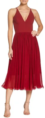 Produktbild von Dress the Population Alicia Ärmelloses, eng anliegendes Midi-Kleid mit ausgestel
