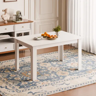 Produktbild von Mondeer Esstisch Esszimmertisch 138 x 90 x 75cm, Weiß