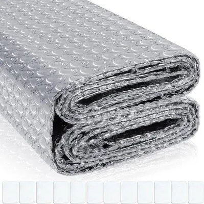 Immagine prodotto di Pellicola isolante in alluminio 5 m x 6 m x 3 mm - A doppia parete - Isolamento termico per finestre