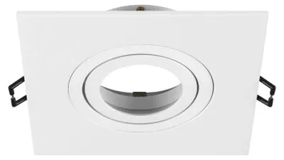 Image de SLV 1007634 NEW TRIA 75 XL, anneau d'encastrement dans le plafond, L : 11 L : 11 H : 2.6 cm, blanc