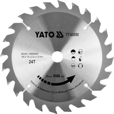 Immagine prodotto di Lama TCT per legno 165x24tx16mm