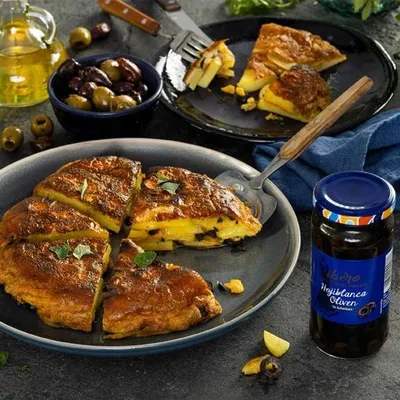 Produktbild von Ibero Geschwärzte Hojiblanca Oliven in Scheiben 105 G Glas Vegan Glutenfrei Fein und pikant