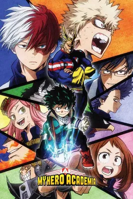 Image de My Hero Academia - Personnages - 61x91,5cm - Affiche Poster