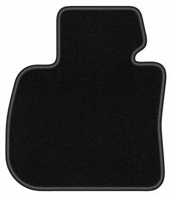 Image de Tapis conducteur en moquette pour BMW 2 F46 2015-2022 (7 places) – 1 pièce, noir, sur mesure – Wielganizator BASIC
