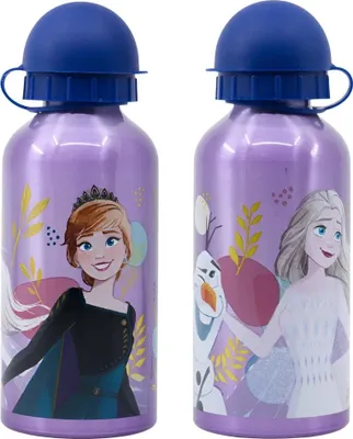 Produktbild von Disney Die Eiskönigin Alu Sportflasche Wasserflasche Trinkflasche Flasche 400 ml
