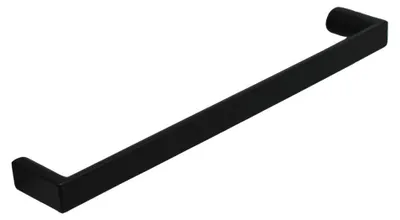 Produktbild von Möbelschrankgriff aus Zinklegierung, matt schwarz, 160 mm