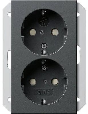 Zdjęcie produktu dla GIRA 2735 28, CEE 7/3, Antracyt, 250 V, 16 A