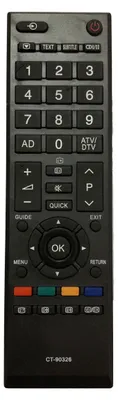 Produktbild von Ersatz TV Fernbedienung für Toshiba CT-90326 Fernseher
