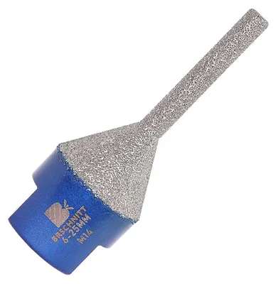 Image de Fraise diamant M14, de 6 à 25 mm, pour agrandir les trous dans les carreaux, la céramique, le marbre et le granit