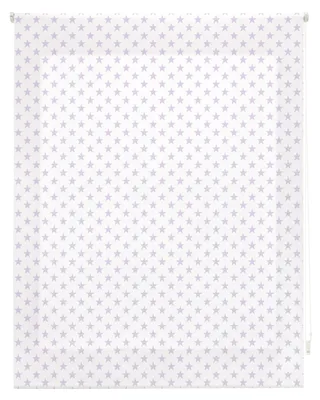Rollo mit Sternenmuster, Stoff, Lila, 160x180 cm