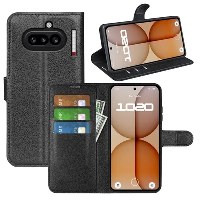 Immagine prodotto di Custodia a libro per Nothing Phone 4a in Pelle finta, custodia a libro con funzione portafoglio