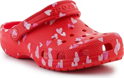 Produktbild von Crocs Classic vday Kinder Clog 209754-6ZR Kirschrot EU 32/33