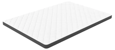 Obrázek produktu pro Matrace, pěna, ergonomická opora, bílá-d, 140 x 200 x 7 cm