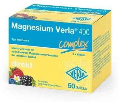 Produktbild von Magnesium Verla® 400 Waldbeere Granulat 50 St.