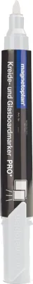Produktbild von Glasboardmarker PRO+ 1231200 weiß  4 Stück Packung mit 12 Stück