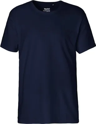 Produktbild von Neutral O61030 | Herren Interlock T-Shirt / 100% Fairtrade Baumwolle - Farbe: Navy - Größe: L