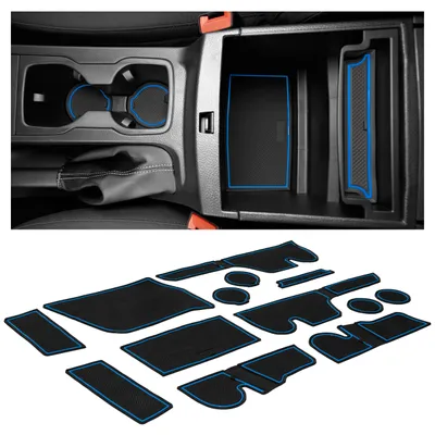Productafbeelding van CupHolderHero 2019-2020 Ford Ranger – Premium bekerhouder set, SuperCrew, blauw, 4 stuks
