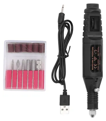 Obrázek produktu pro USB gravírovací stroj, mini, přenosný, elektrický gravírovač s nastavitelnou rychlostí pro leštění, 100–240 V