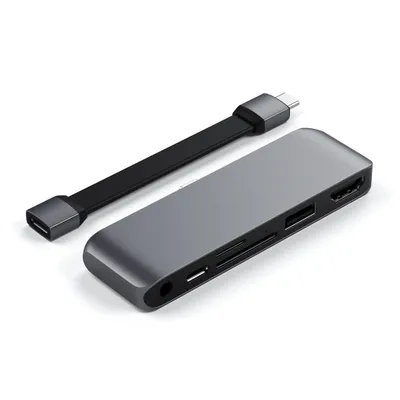 Zdjęcie produktu dla Satechi USB-C Mobile Pro Hub SD space szary